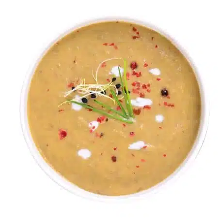 Zöldlencse krémleves